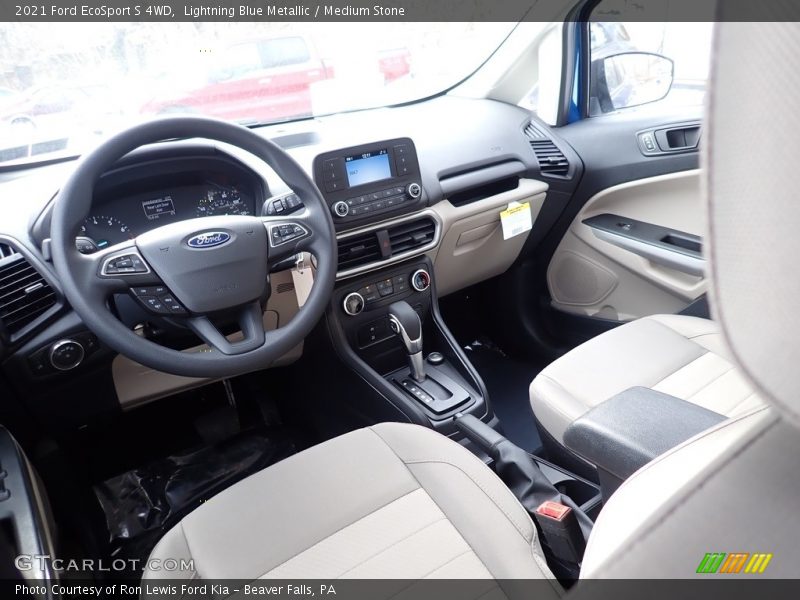 Lightning Blue Metallic / Medium Stone 2021 Ford EcoSport S 4WD