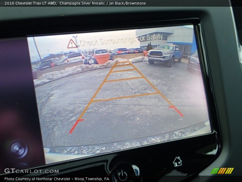 Champagne Silver Metallic / Jet Black/Brownstone 2016 Chevrolet Trax LT AWD