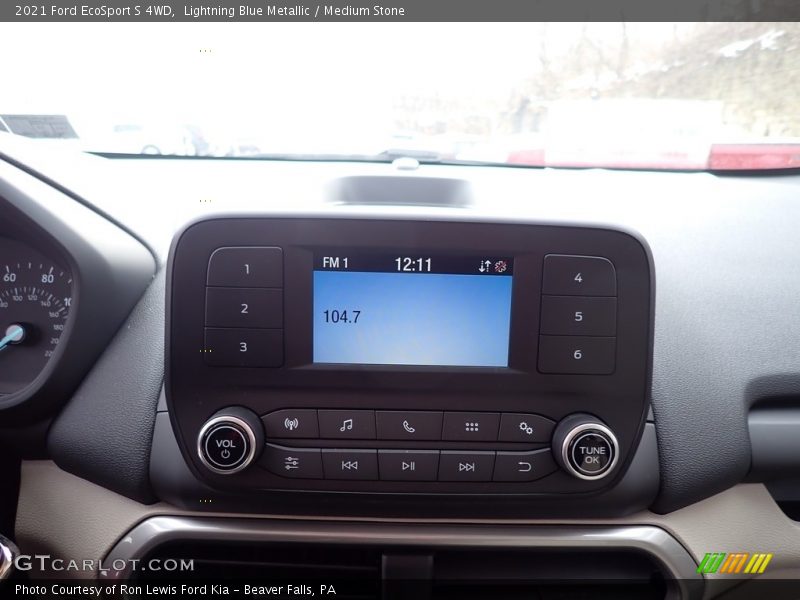 Lightning Blue Metallic / Medium Stone 2021 Ford EcoSport S 4WD
