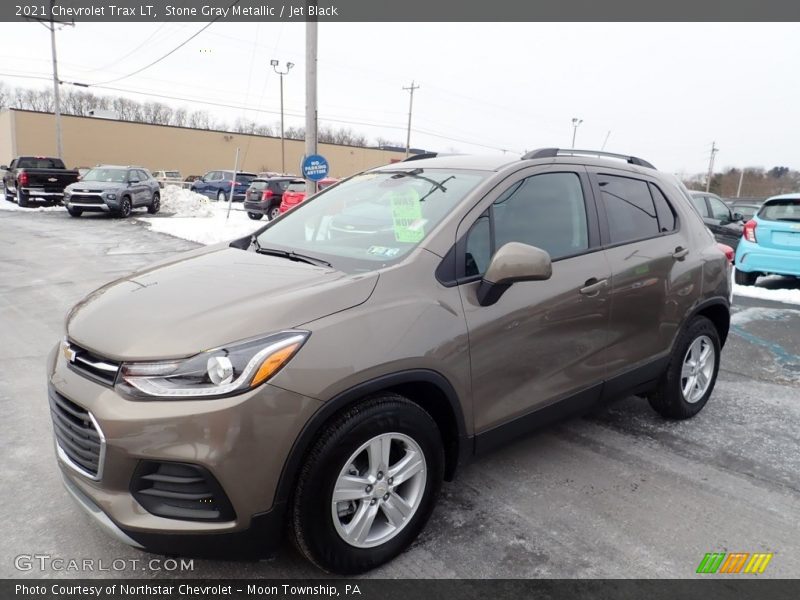 Stone Gray Metallic / Jet Black 2021 Chevrolet Trax LT
