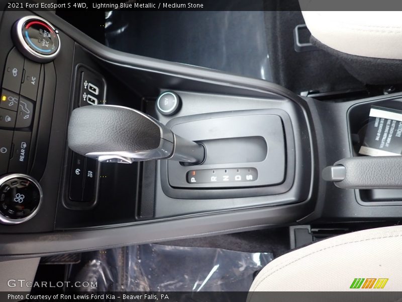 Lightning Blue Metallic / Medium Stone 2021 Ford EcoSport S 4WD