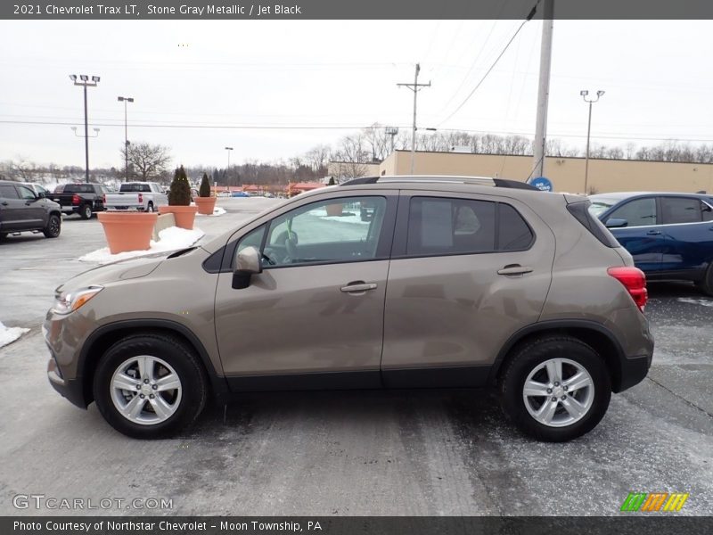 Stone Gray Metallic / Jet Black 2021 Chevrolet Trax LT