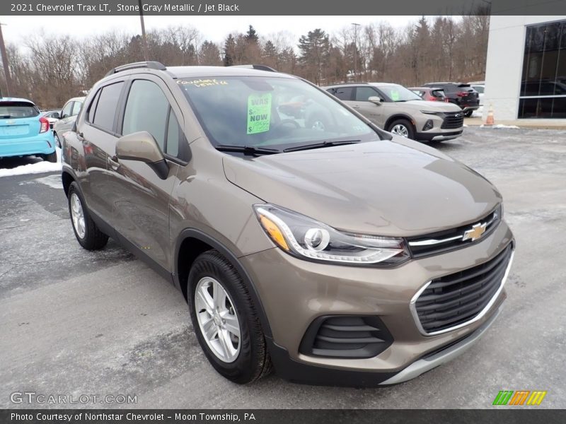 Stone Gray Metallic / Jet Black 2021 Chevrolet Trax LT