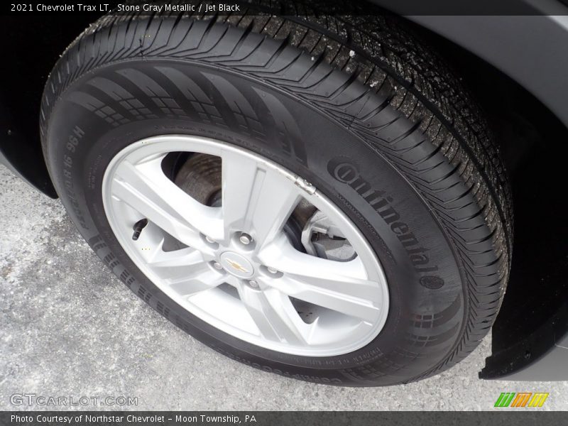 Stone Gray Metallic / Jet Black 2021 Chevrolet Trax LT