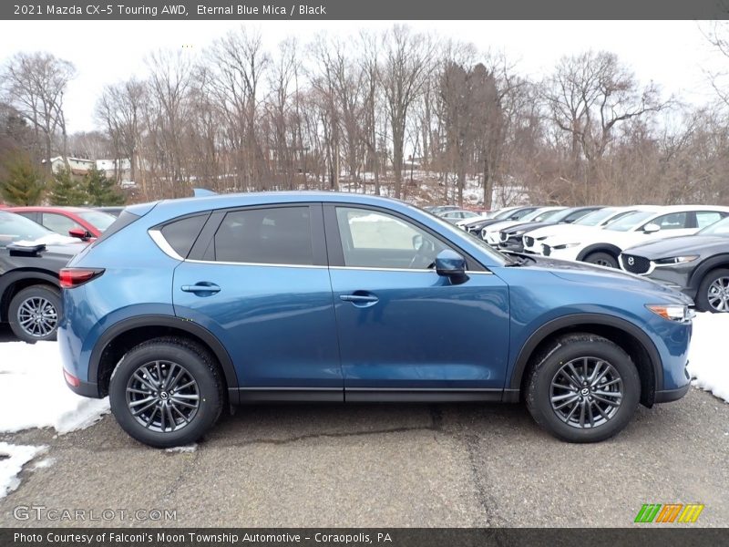 Eternal Blue Mica / Black 2021 Mazda CX-5 Touring AWD