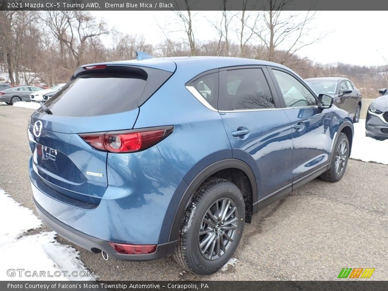Eternal Blue Mica / Black 2021 Mazda CX-5 Touring AWD