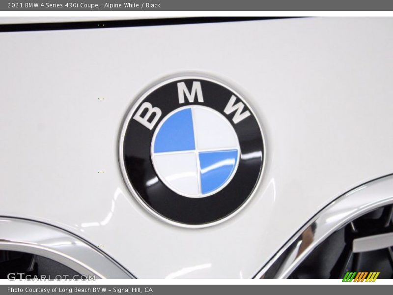 Alpine White / Black 2021 BMW 4 Series 430i Coupe