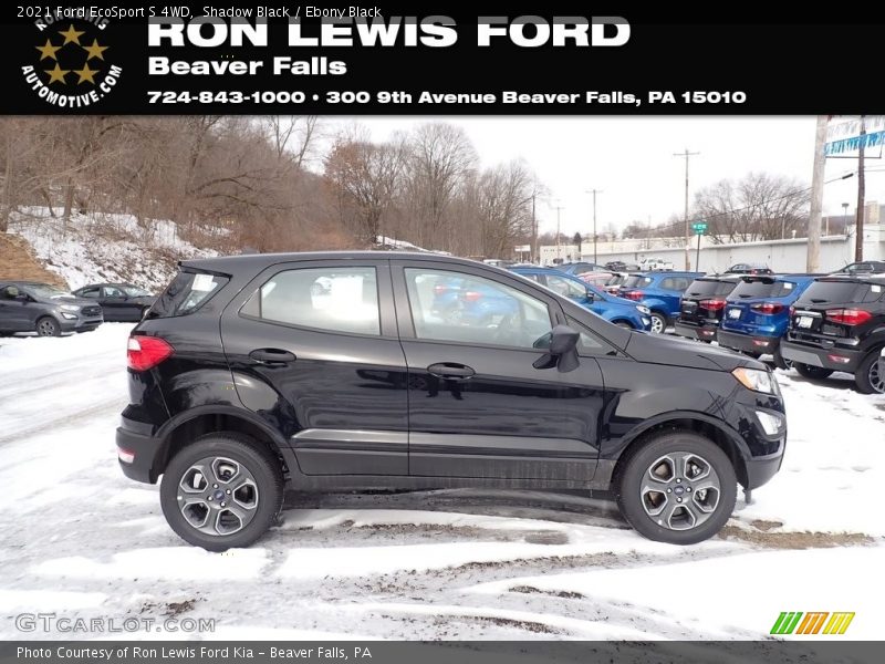 Shadow Black / Ebony Black 2021 Ford EcoSport S 4WD
