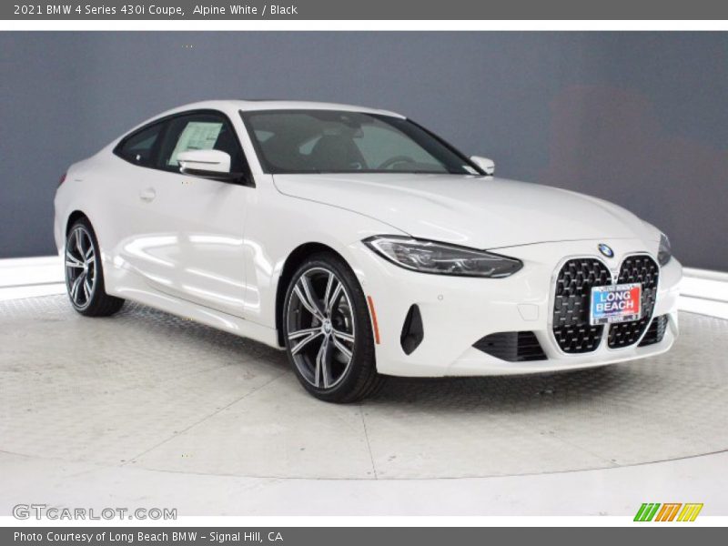 Alpine White / Black 2021 BMW 4 Series 430i Coupe