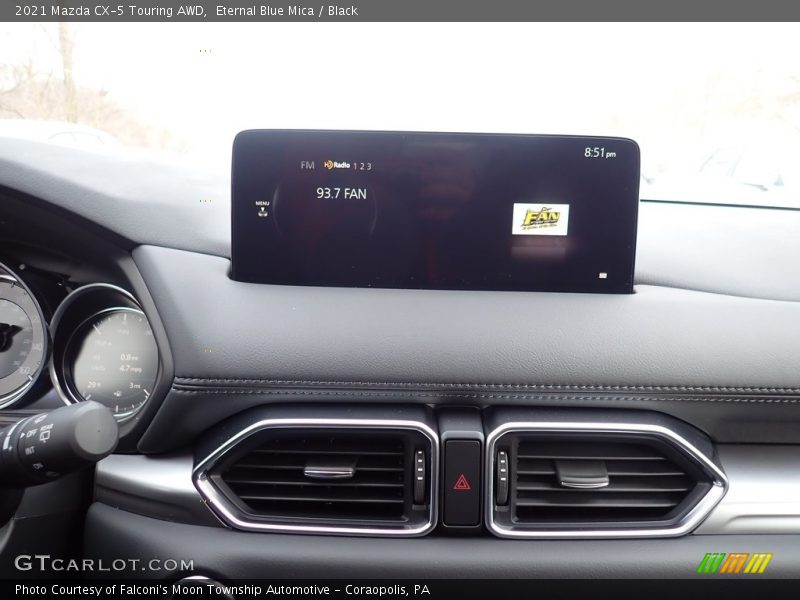 Eternal Blue Mica / Black 2021 Mazda CX-5 Touring AWD