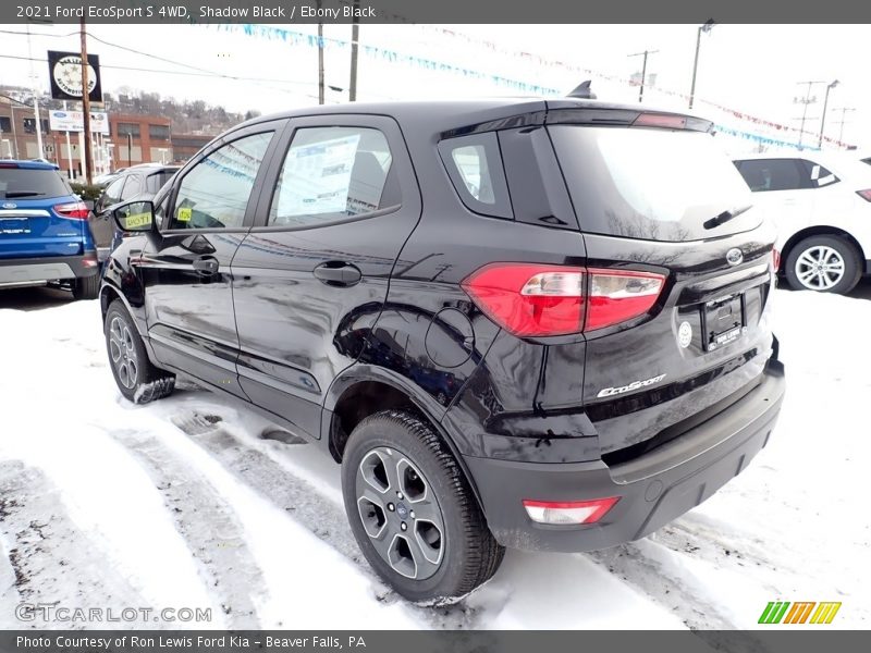 Shadow Black / Ebony Black 2021 Ford EcoSport S 4WD