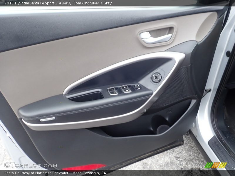 Sparkling Silver / Gray 2015 Hyundai Santa Fe Sport 2.4 AWD