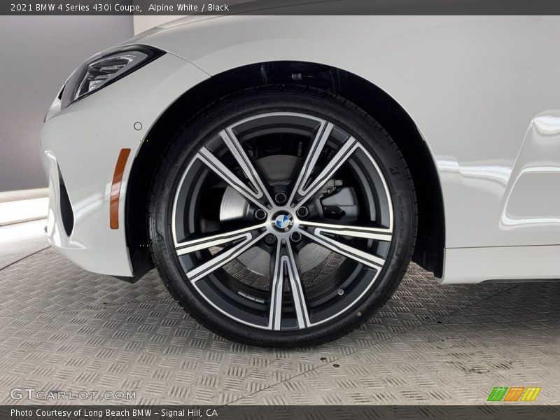 Alpine White / Black 2021 BMW 4 Series 430i Coupe