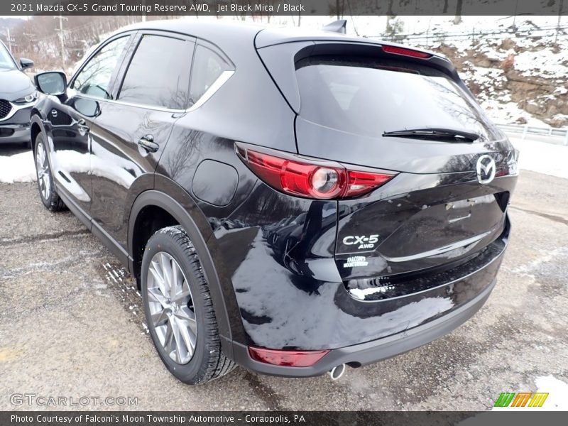 Jet Black Mica / Black 2021 Mazda CX-5 Grand Touring Reserve AWD