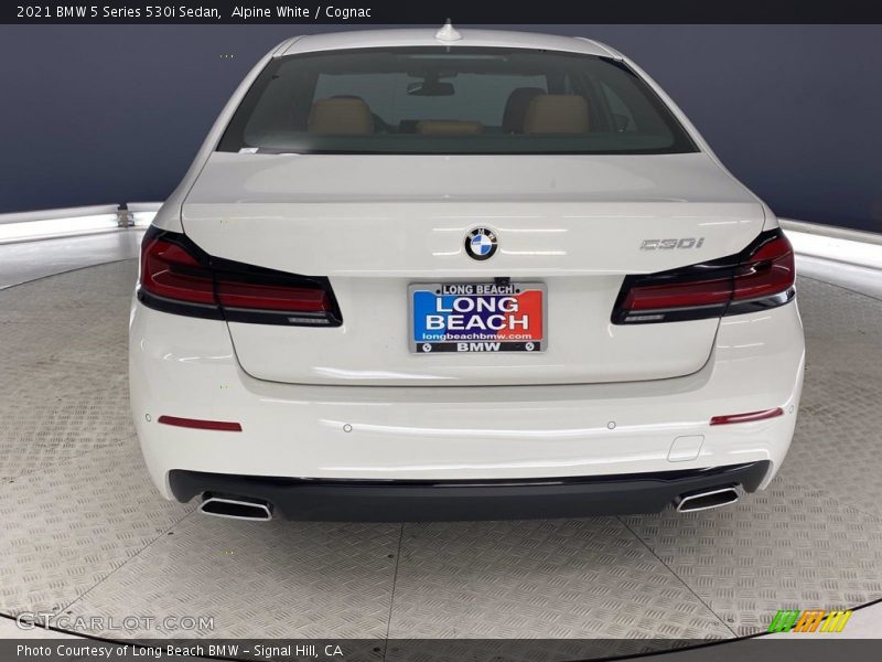 Alpine White / Cognac 2021 BMW 5 Series 530i Sedan