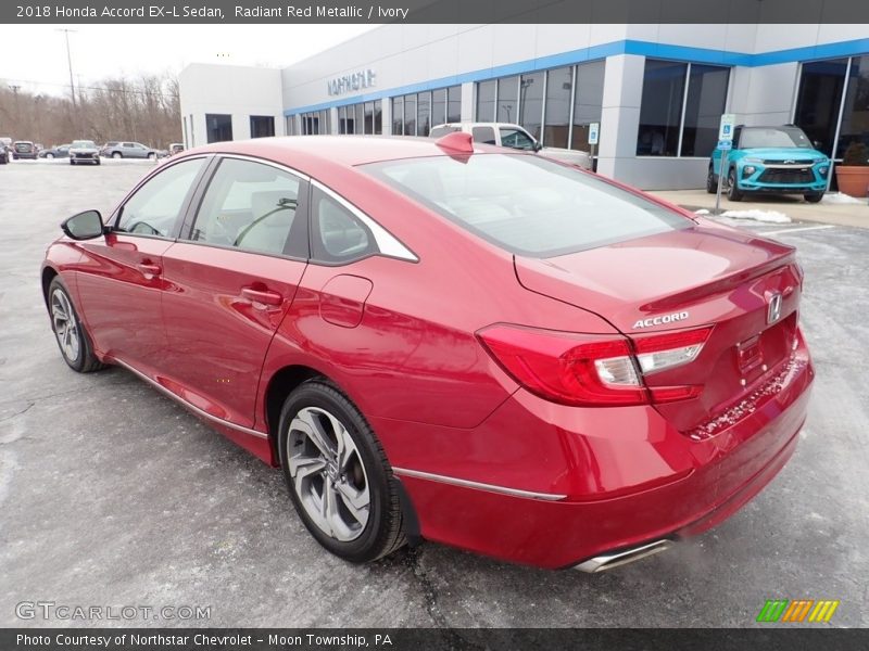 Radiant Red Metallic / Ivory 2018 Honda Accord EX-L Sedan