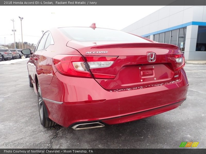 Radiant Red Metallic / Ivory 2018 Honda Accord EX-L Sedan