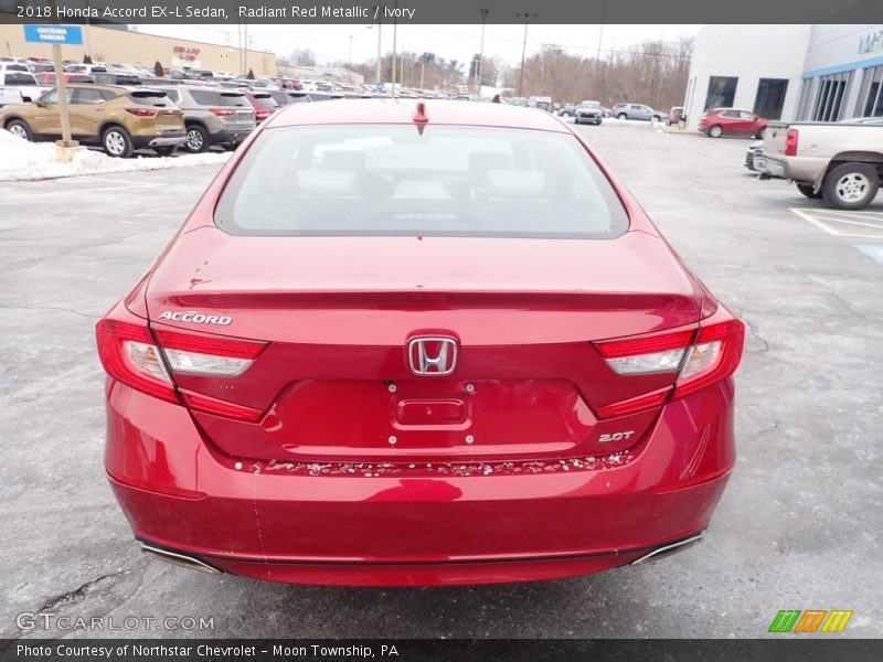 Radiant Red Metallic / Ivory 2018 Honda Accord EX-L Sedan