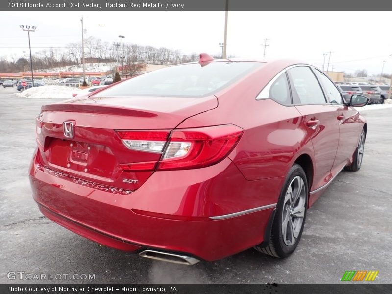 Radiant Red Metallic / Ivory 2018 Honda Accord EX-L Sedan