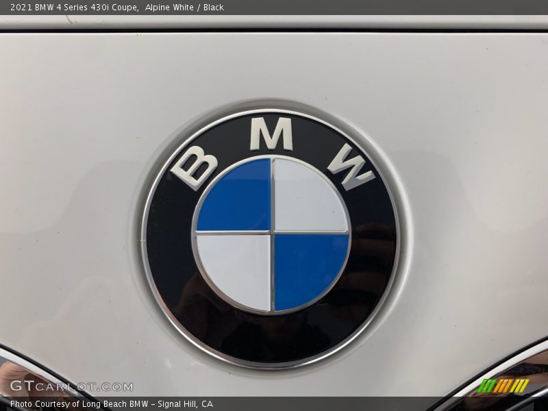 Alpine White / Black 2021 BMW 4 Series 430i Coupe