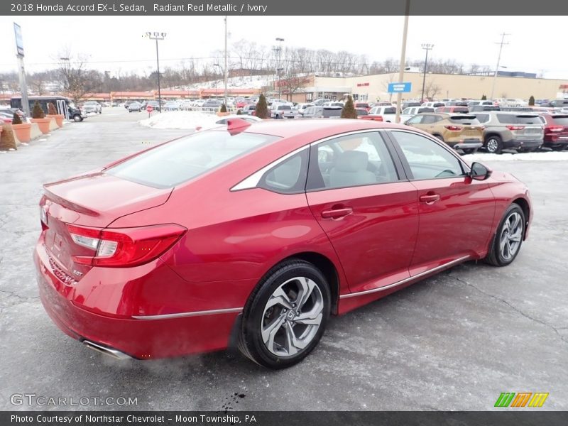 Radiant Red Metallic / Ivory 2018 Honda Accord EX-L Sedan