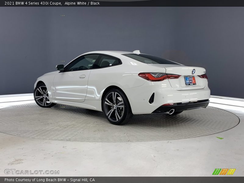 Alpine White / Black 2021 BMW 4 Series 430i Coupe