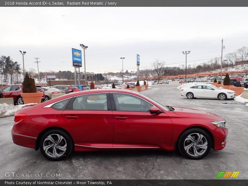 Radiant Red Metallic / Ivory 2018 Honda Accord EX-L Sedan