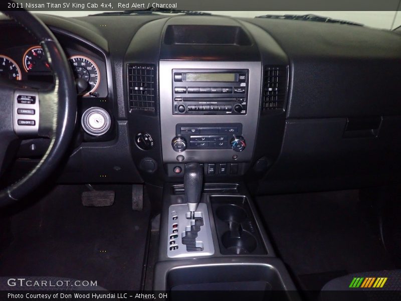 Red Alert / Charcoal 2011 Nissan Titan SV King Cab 4x4