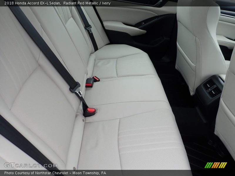 Rear Seat of 2018 Accord EX-L Sedan