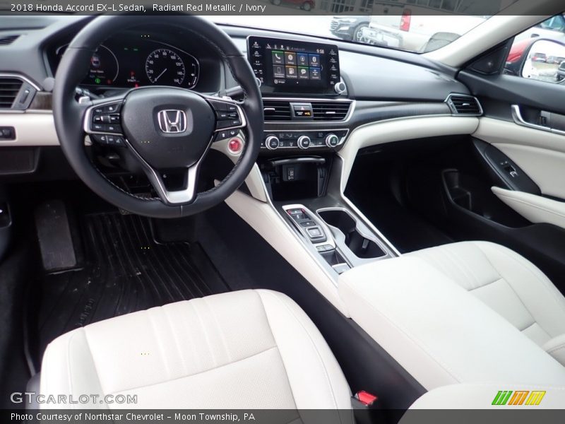 Ivory Interior - 2018 Accord EX-L Sedan 