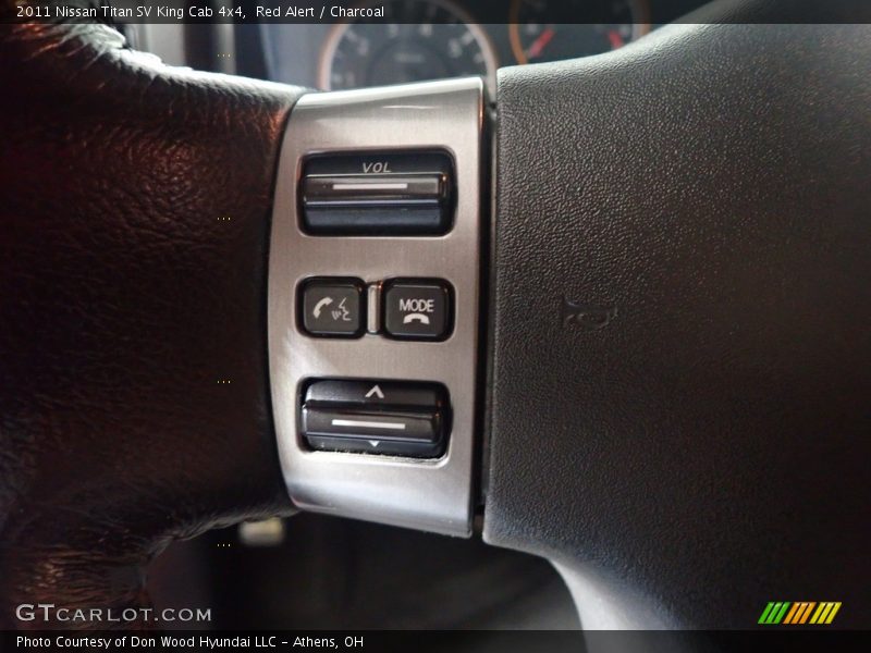 Red Alert / Charcoal 2011 Nissan Titan SV King Cab 4x4