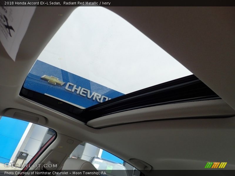 Radiant Red Metallic / Ivory 2018 Honda Accord EX-L Sedan