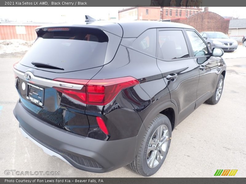 Black Cherry / Black 2021 Kia Seltos LX AWD
