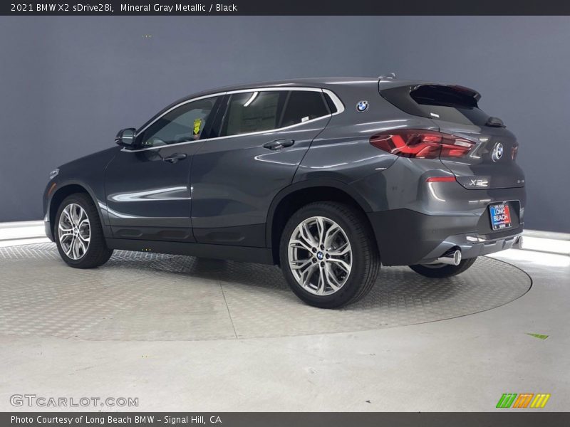 Mineral Gray Metallic / Black 2021 BMW X2 sDrive28i