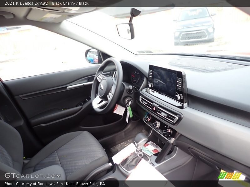 Black Cherry / Black 2021 Kia Seltos LX AWD