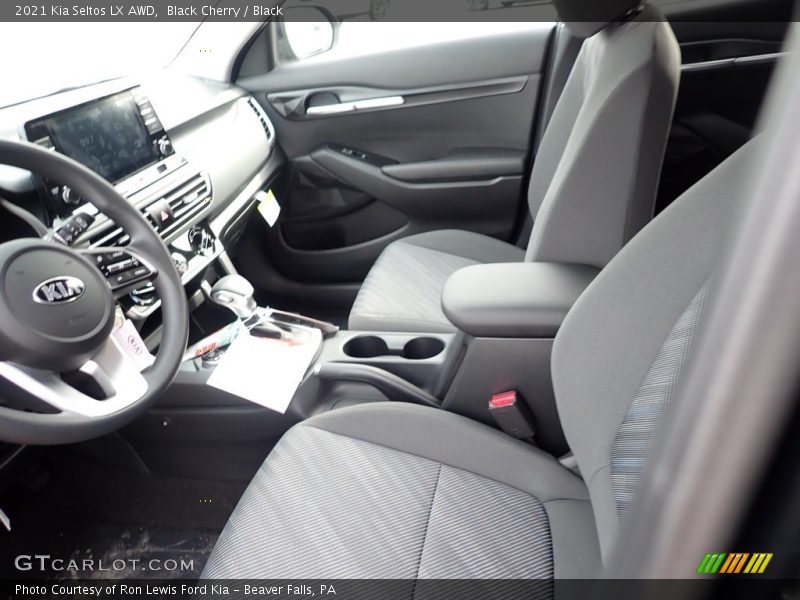 Black Cherry / Black 2021 Kia Seltos LX AWD