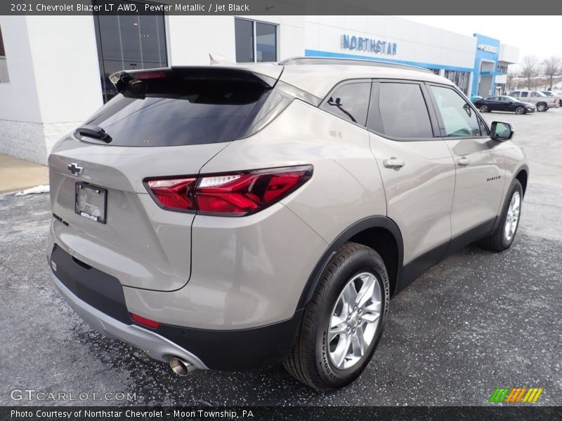 Pewter Metallic / Jet Black 2021 Chevrolet Blazer LT AWD