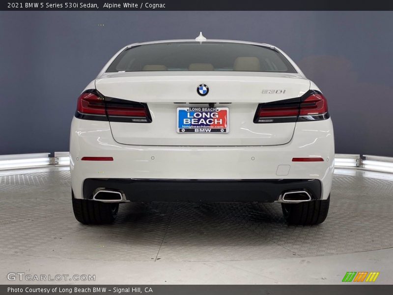 Alpine White / Cognac 2021 BMW 5 Series 530i Sedan
