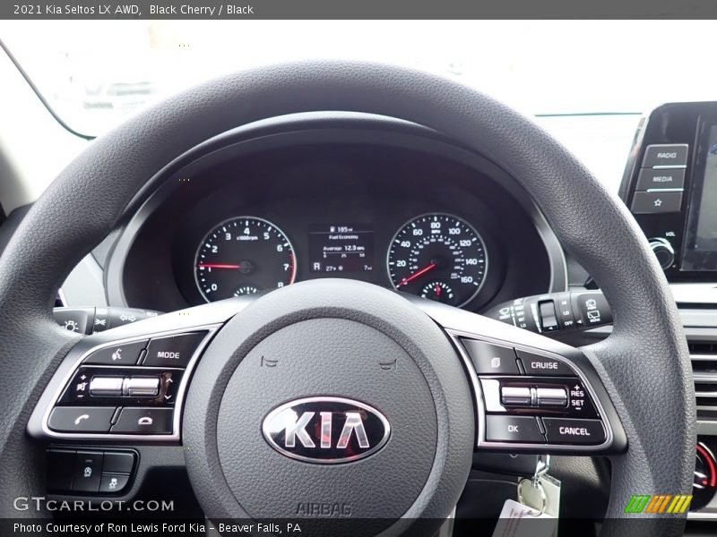 Black Cherry / Black 2021 Kia Seltos LX AWD