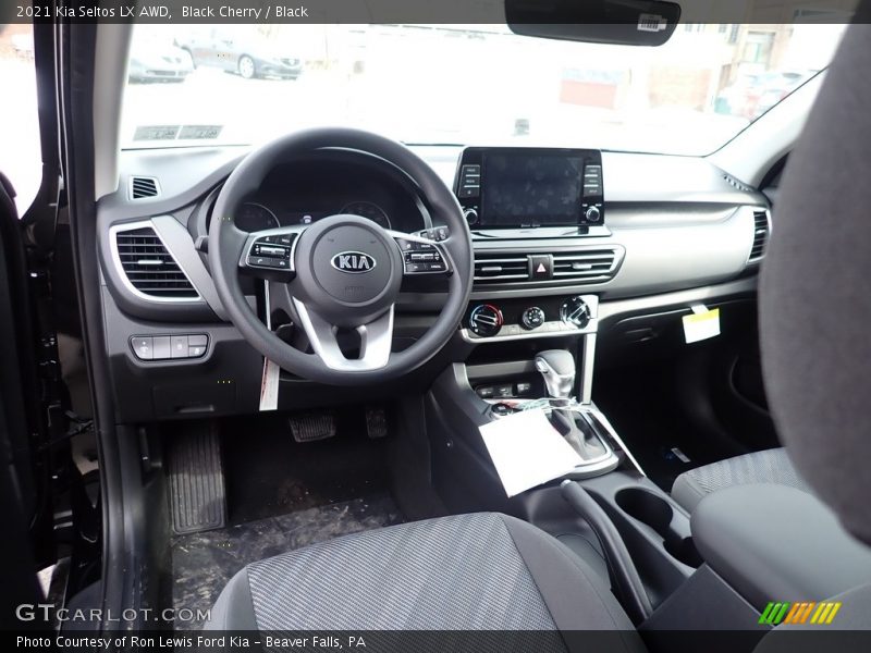 Black Cherry / Black 2021 Kia Seltos LX AWD