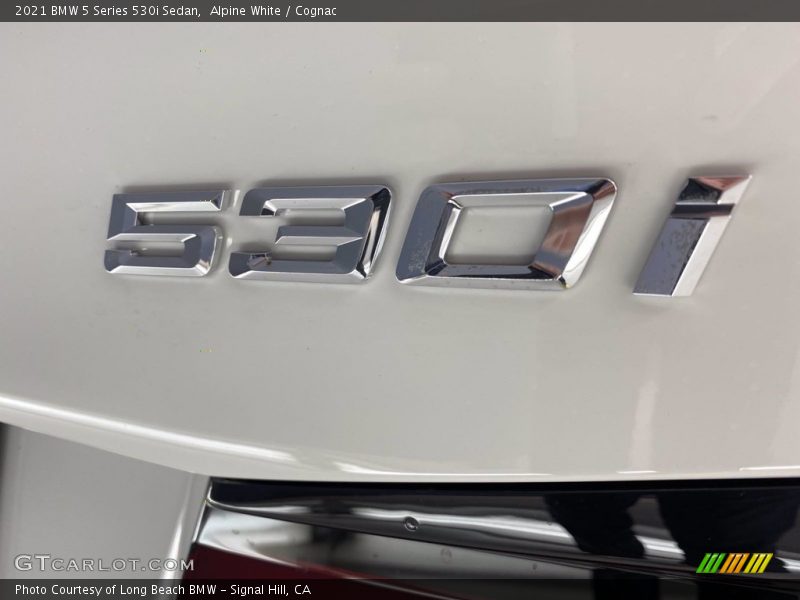 Alpine White / Cognac 2021 BMW 5 Series 530i Sedan