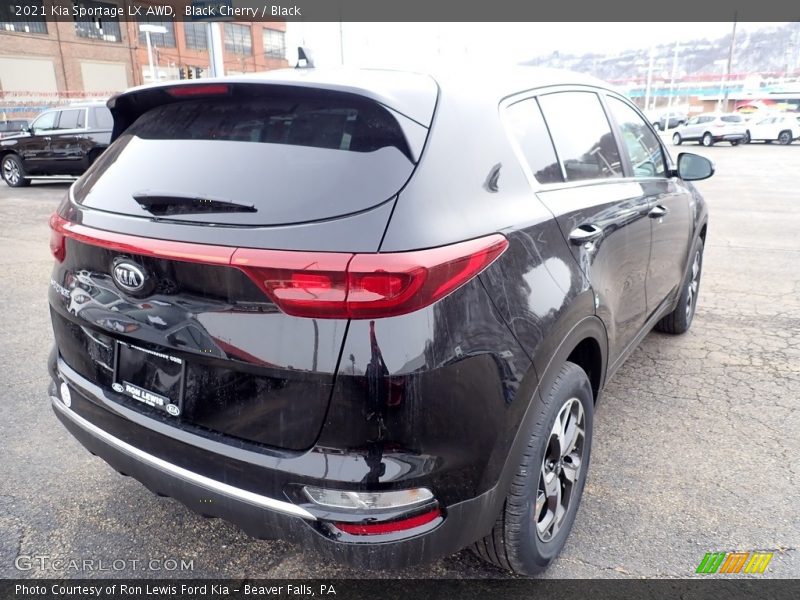 Black Cherry / Black 2021 Kia Sportage LX AWD