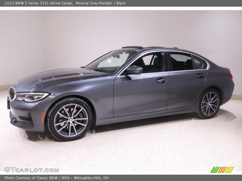 Mineral Grey Metallic / Black 2020 BMW 3 Series 330i xDrive Sedan
