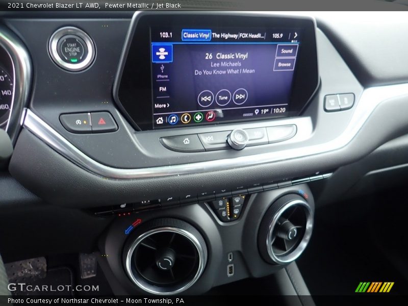 Pewter Metallic / Jet Black 2021 Chevrolet Blazer LT AWD