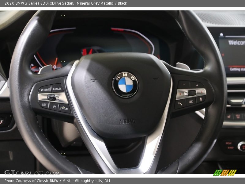 Mineral Grey Metallic / Black 2020 BMW 3 Series 330i xDrive Sedan