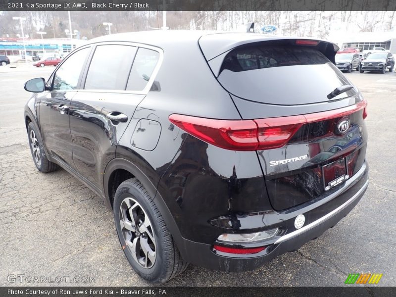 Black Cherry / Black 2021 Kia Sportage LX AWD
