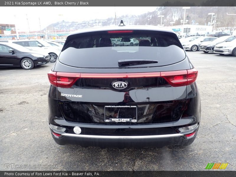 Black Cherry / Black 2021 Kia Sportage LX AWD