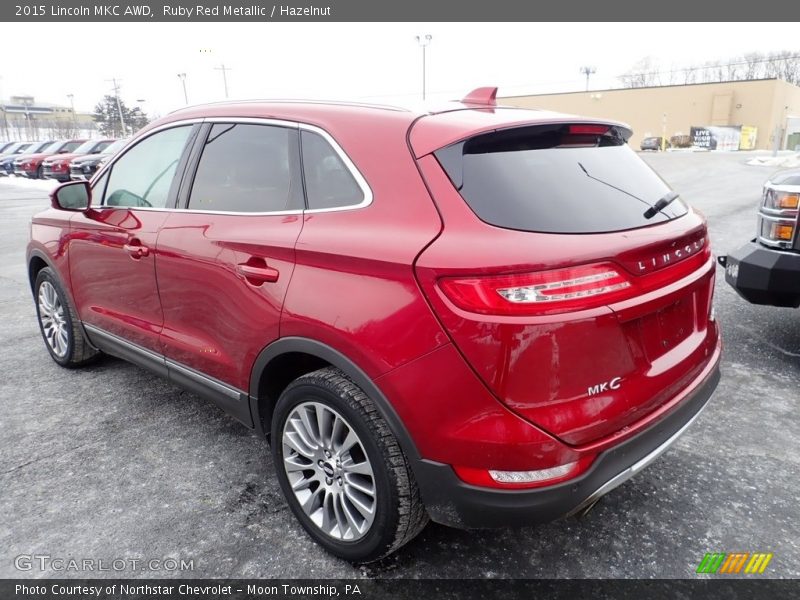 Ruby Red Metallic / Hazelnut 2015 Lincoln MKC AWD