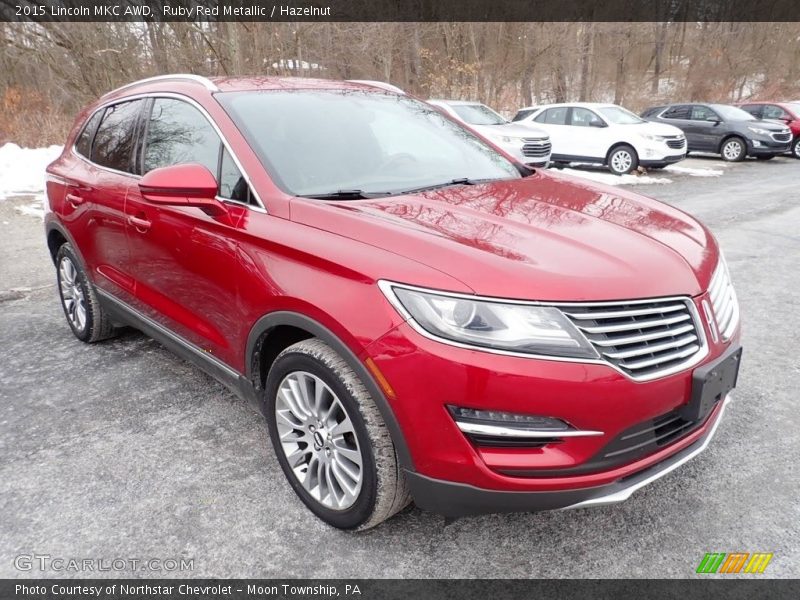 Ruby Red Metallic / Hazelnut 2015 Lincoln MKC AWD
