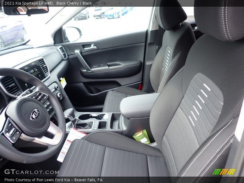 Black Cherry / Black 2021 Kia Sportage LX AWD
